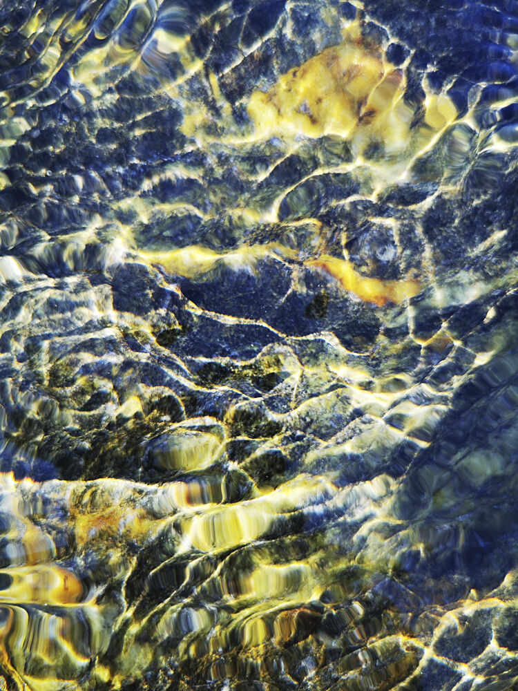 Golden Water Ripples art print by Angelo Cerantola for $57.95 CAD