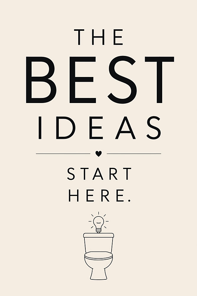 Best Ideas Start Here art print by Treechild for $57.95 CAD