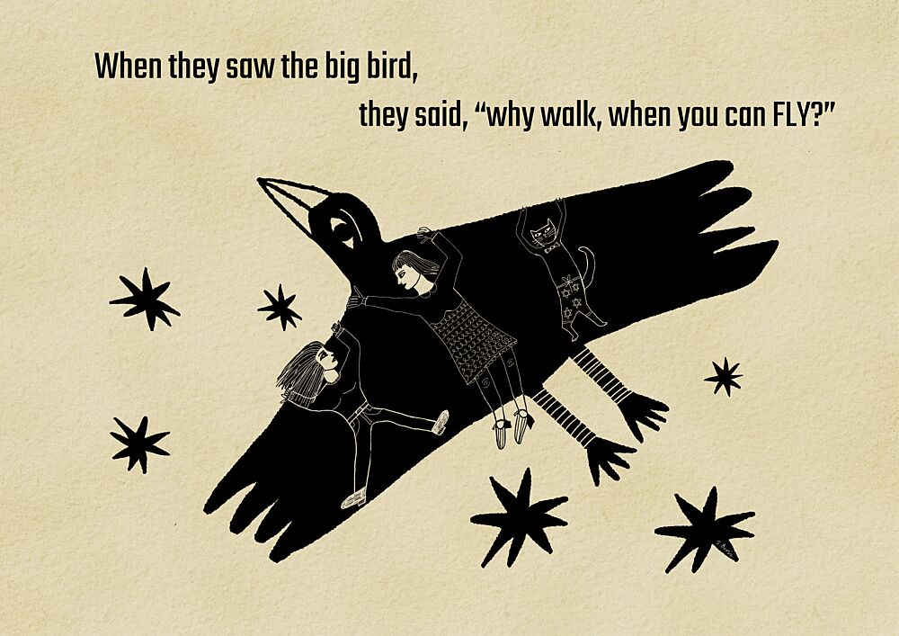 Why Walk When You Fly art print by Sharyn Bursic for $57.95 CAD