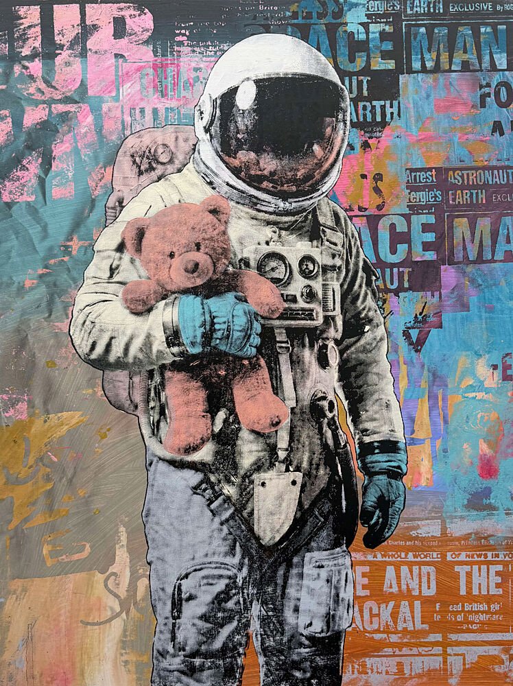 Space ManUnknowns Teddy art print by Unknown for $57.95 CAD