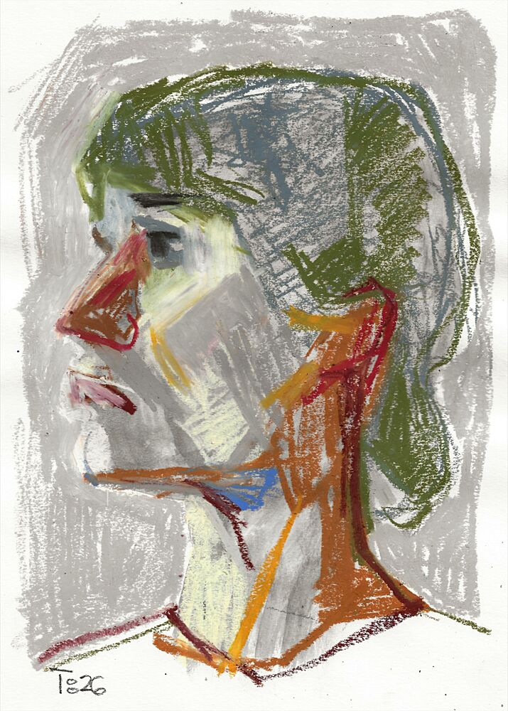 Portrait art print by Tore Bahnson for $57.95 CAD