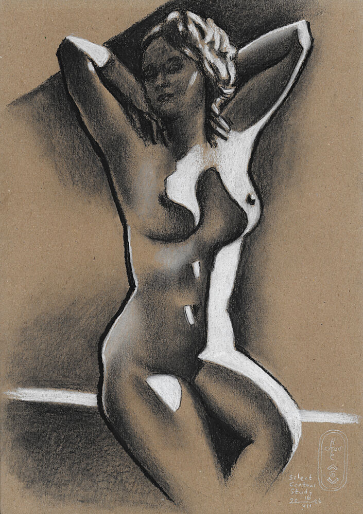 Silent Contour Study art print by Corne Akkers for $57.95 CAD