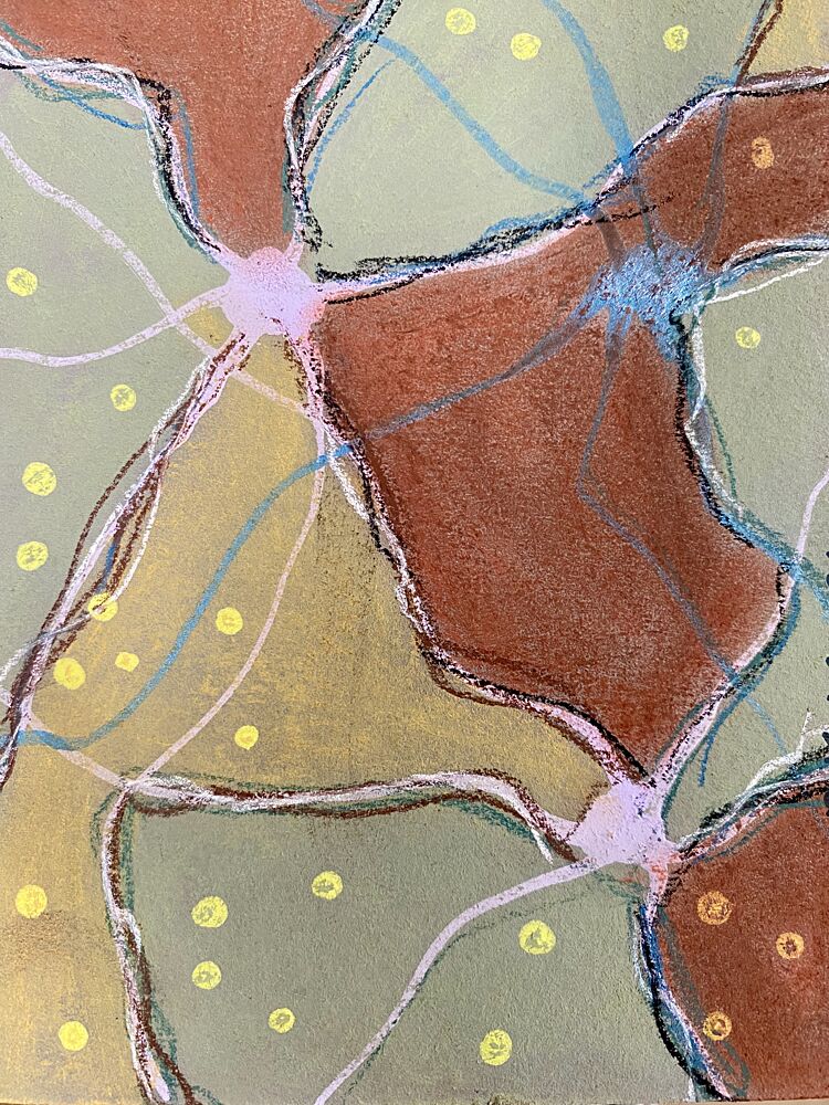 Muted Organic Connections art print by Berit Pihl for $57.95 CAD
