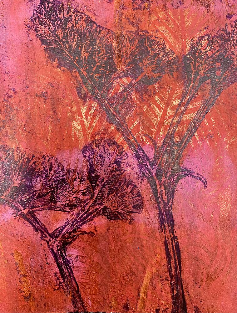 Vibrant Abstract Trees art print by Berit Pihl for $57.95 CAD