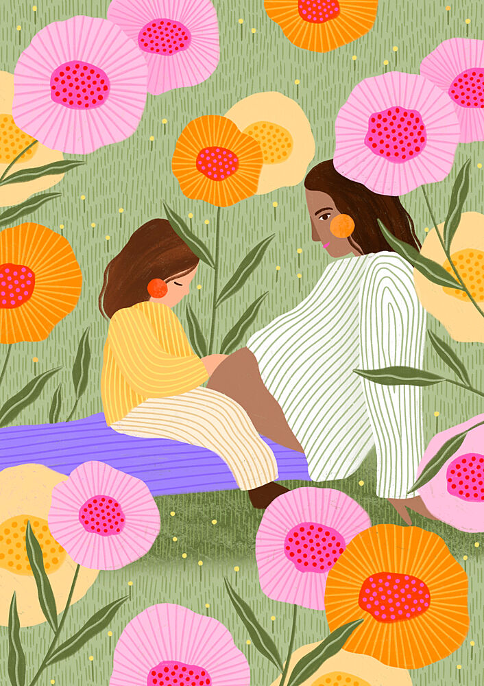 Gentle Day in Flowers art print by Bea Muller for $57.95 CAD
