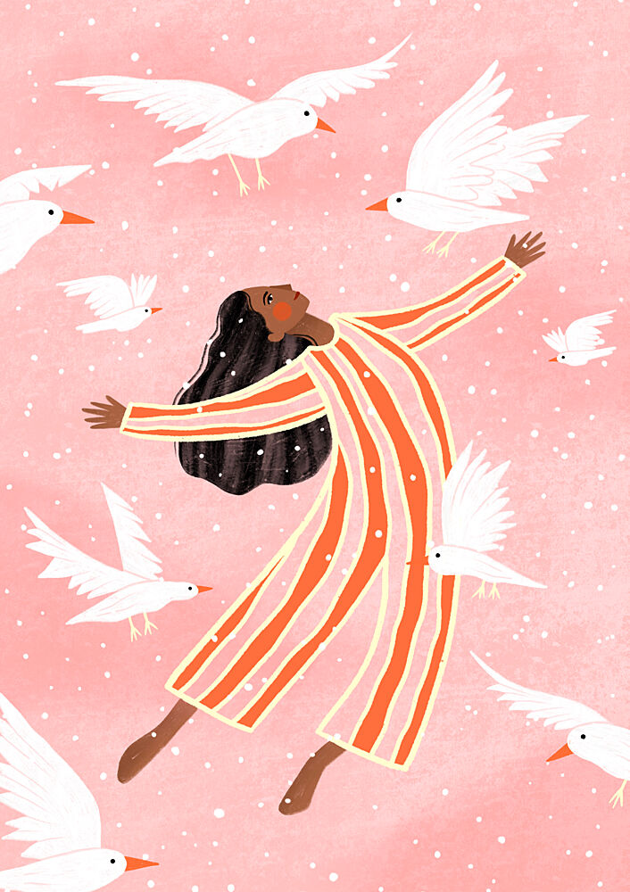 Joyful Liberation art print by Bea Muller for $57.95 CAD