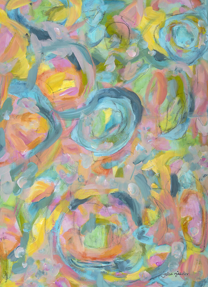Dreamy Pastel Swirls art print by Jules Gissler for $57.95 CAD