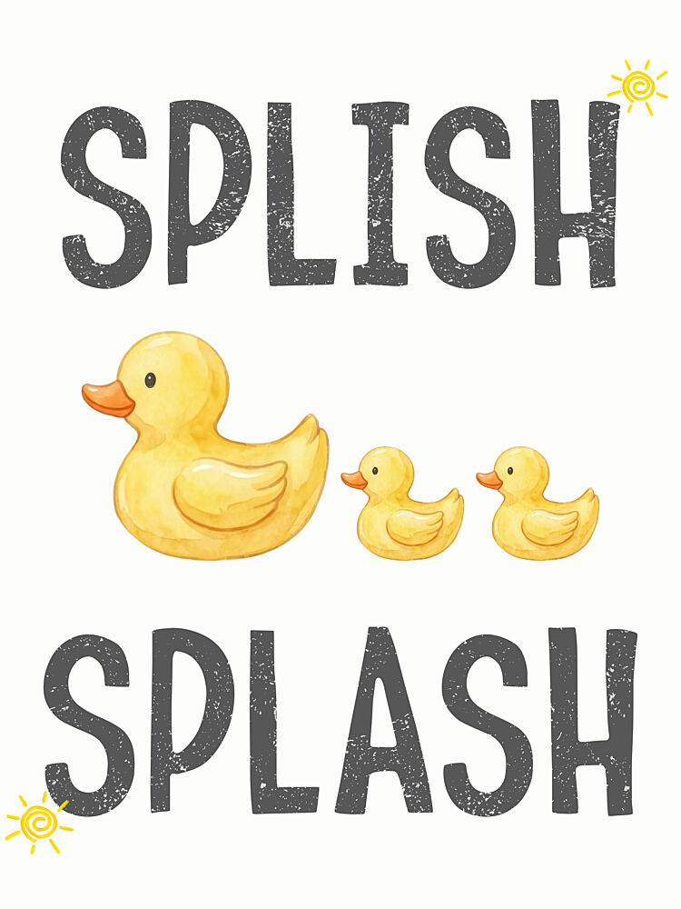 Duck Family Splish Splash art print by Jolly and Dash for $57.95 CAD