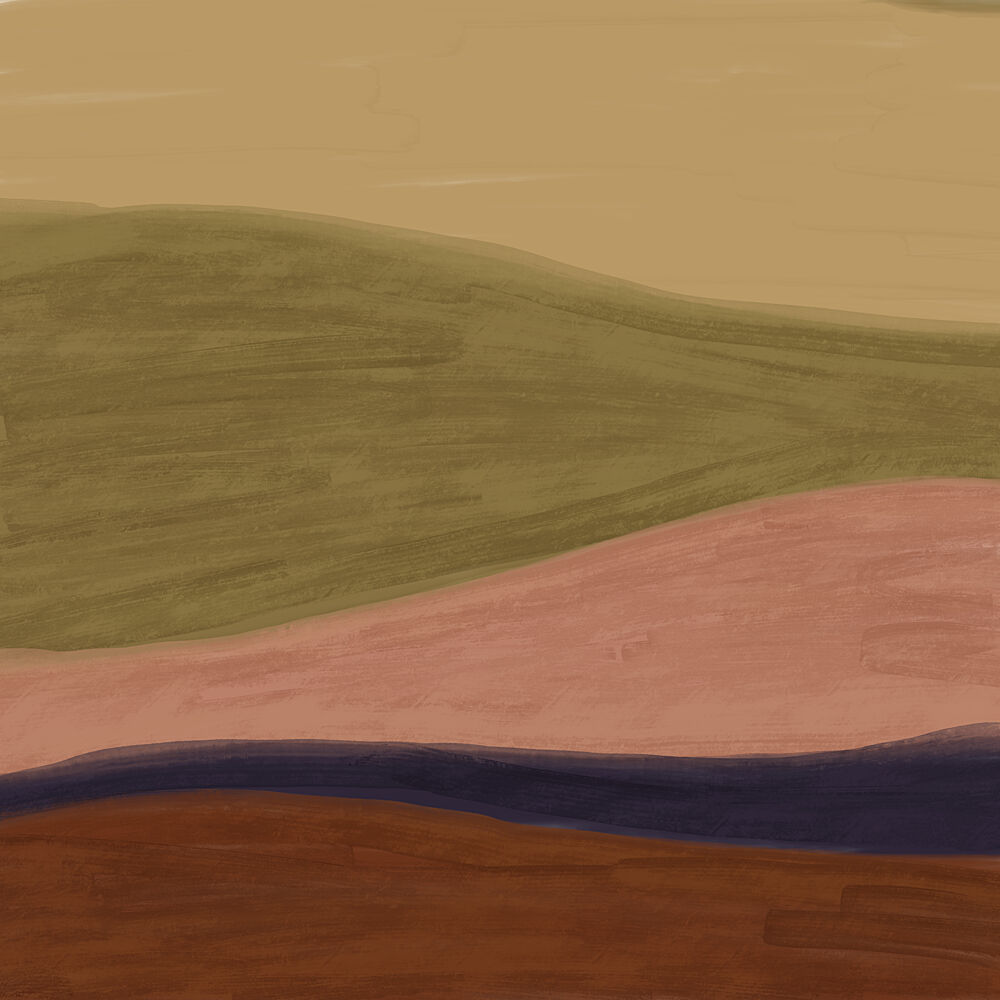 Abstract Desert Horizon art print by The Miuus Studio for $57.95 CAD