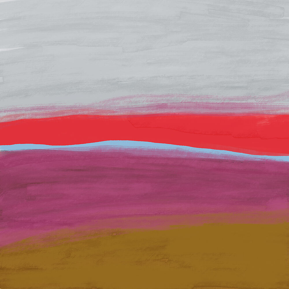 Serene Abstract Horizon art print by The Miuus Studio for $57.95 CAD
