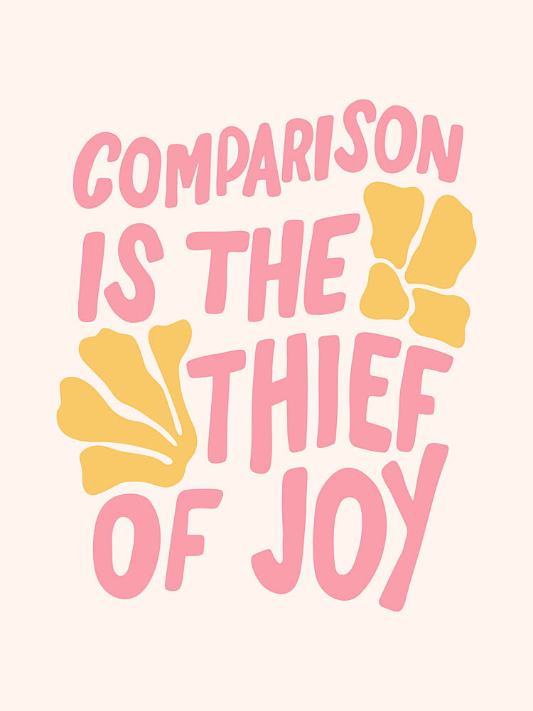 Thief of Joy Quote art print by Mathieu for $57.95 CAD