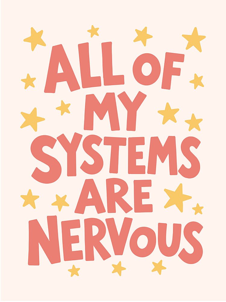 Nervous Systems Quote art print by Mathieu for $57.95 CAD