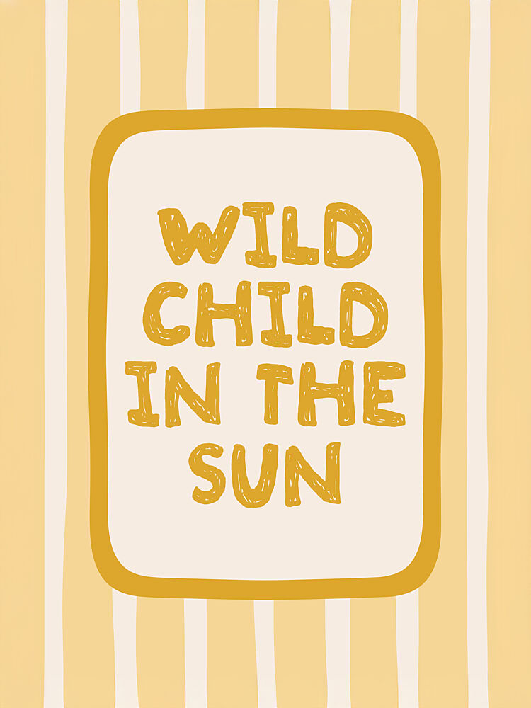 Wild Child in the Sun art print by Mathieu for $57.95 CAD