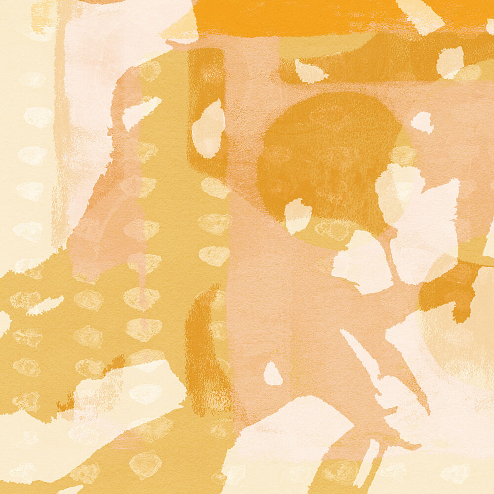 Warm Abstract Shapes art print by Dina Dankers for $57.95 CAD