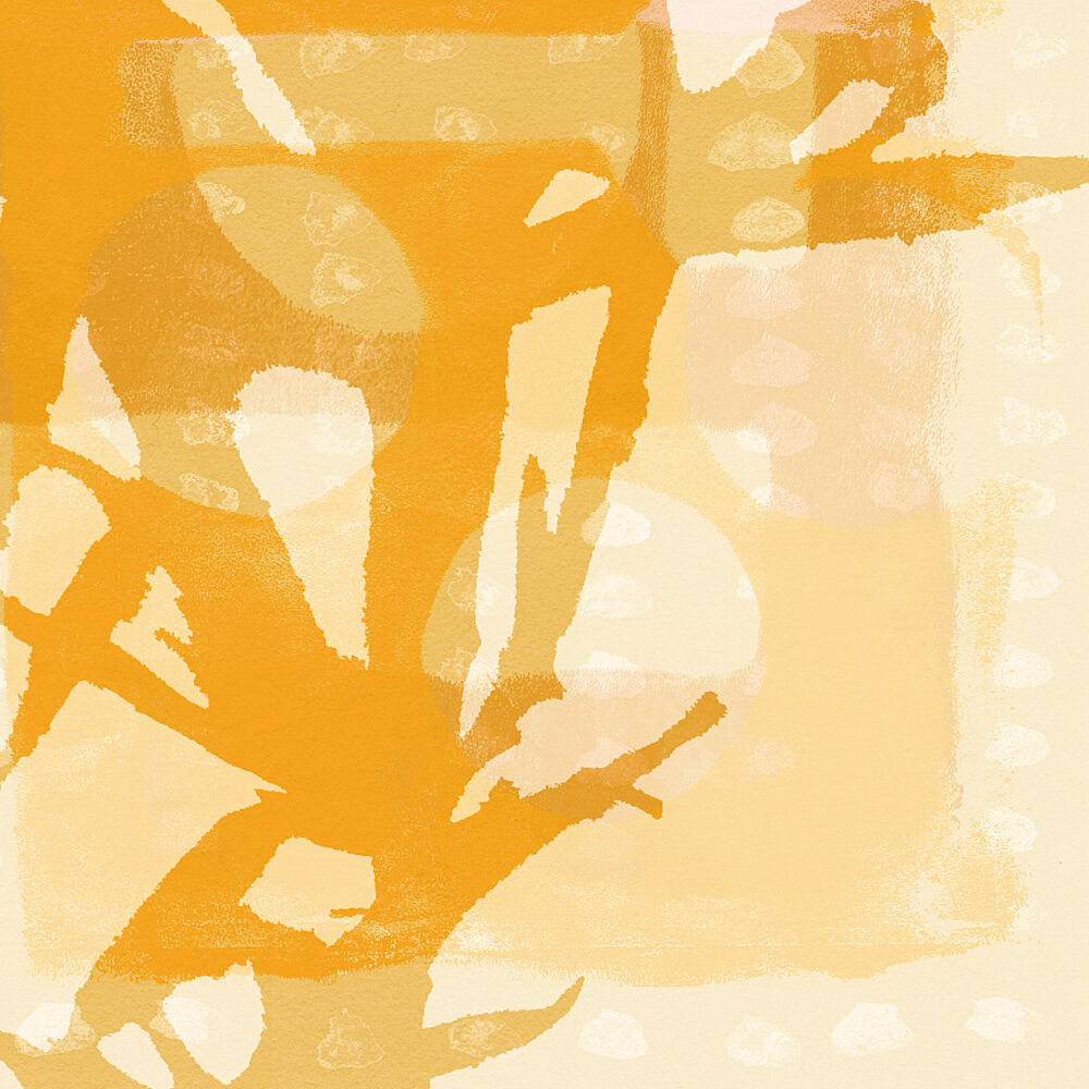 Warm Organic Abstract Layers art print by Dina Dankers for $57.95 CAD