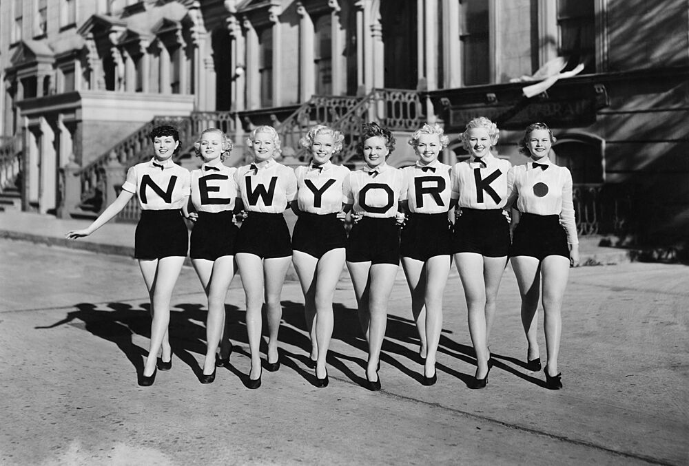 New York Showgirls art print by The Art Concept for $57.95 CAD