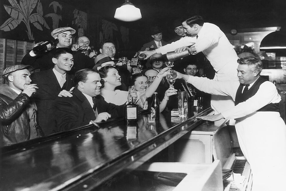 Speakeasy Celebration art print by The Art Concept for $57.95 CAD