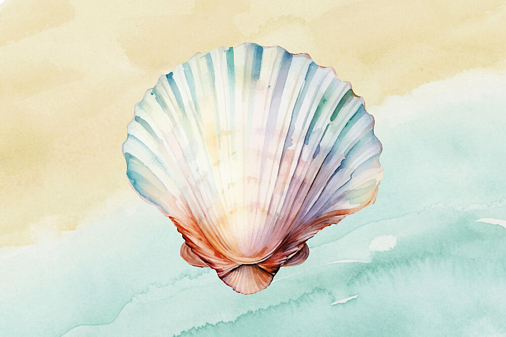 Sand and Sea art print by Saskia Michele for $57.95 CAD