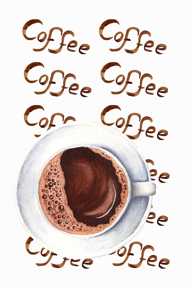 Warm Coffee Cup Art art print by Saskia Michele for $57.95 CAD