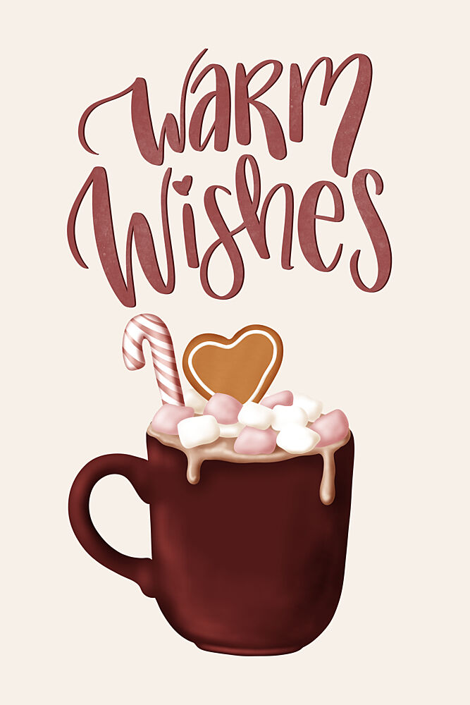 Warm Wishes Hot Chocolate art print by Aminah Eleonora for $57.95 CAD