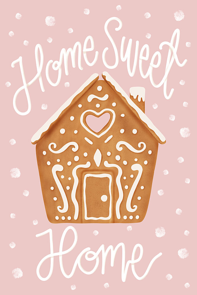 Gingerbread Sweet Home art print by Aminah Eleonora for $57.95 CAD