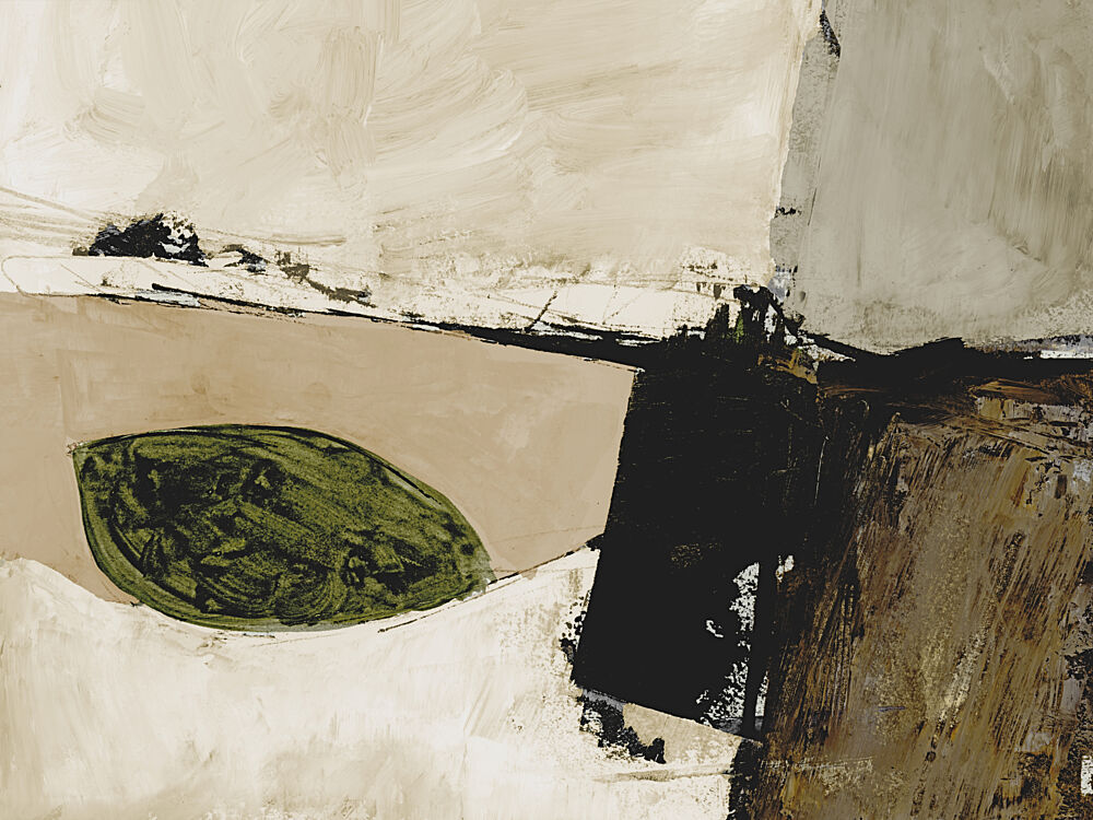 Earthy Abstract Landscape art print by Dan Hobday for $57.95 CAD