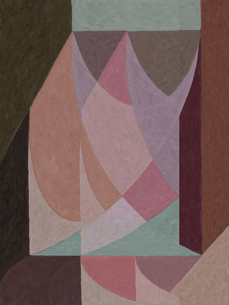 Soft Geometric Design art print by Dan Hobday for $57.95 CAD