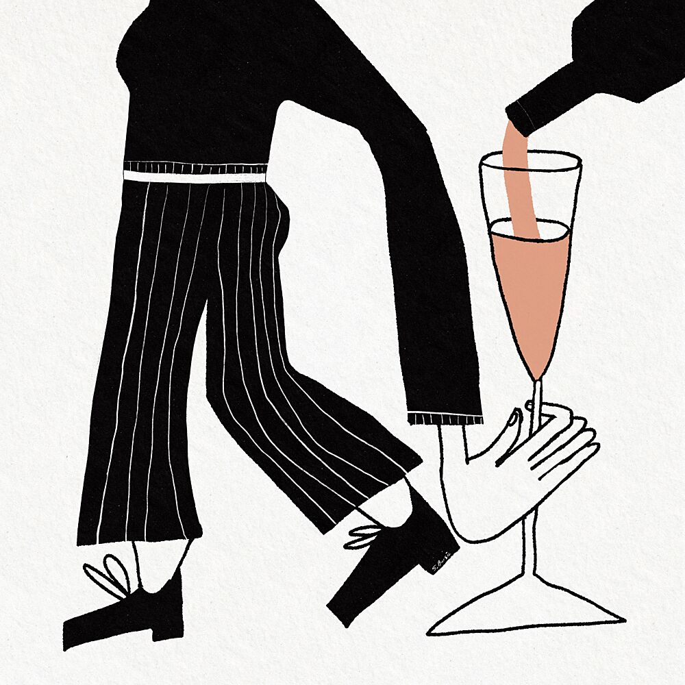 Elegant Drink Pour art print by Sharyn Bursic for $57.95 CAD