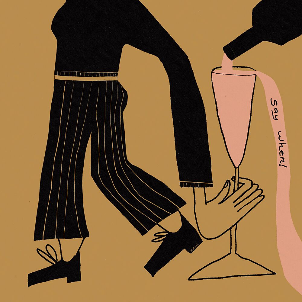 Stylish Drink Moment art print by Sharyn Bursic for $57.95 CAD
