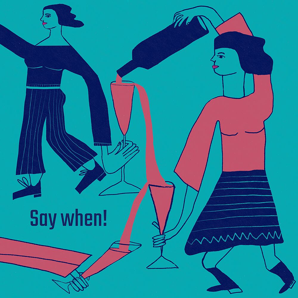 Say When Party art print by Sharyn Bursic for $57.95 CAD
