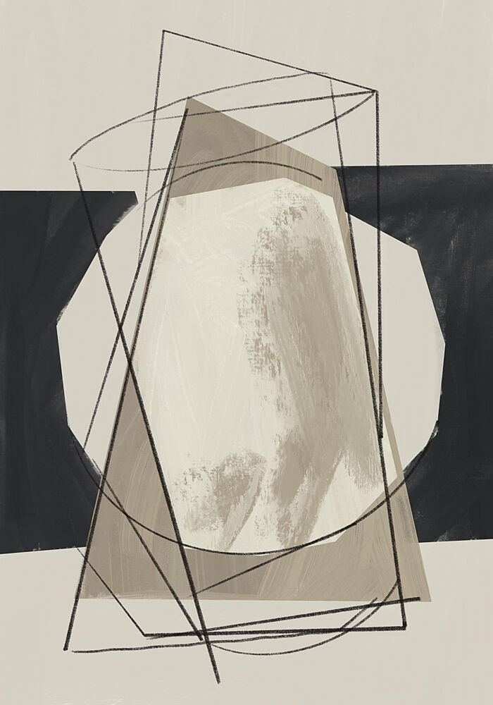 Modern Geometric Design art print by Little Dean for $57.95 CAD