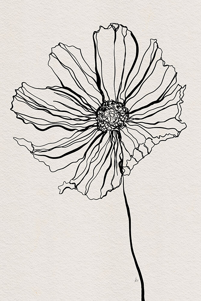Delicate Line Flower art print by Ankie Kooi for $57.95 CAD
