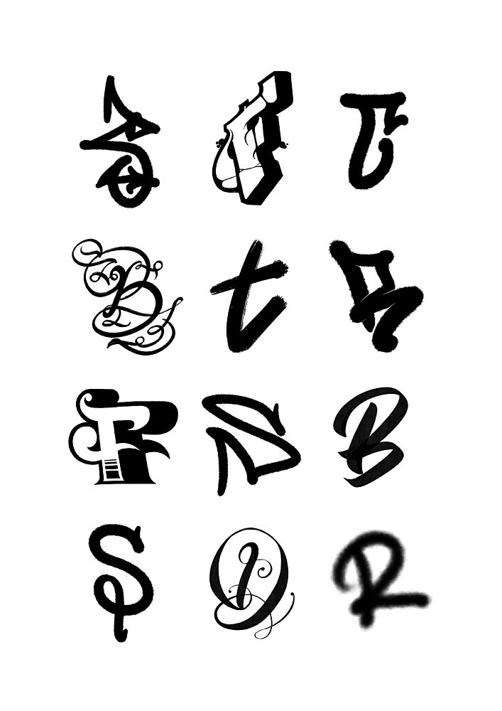 Urban Lettering Styles art print by Guillaume Laserson for $57.95 CAD