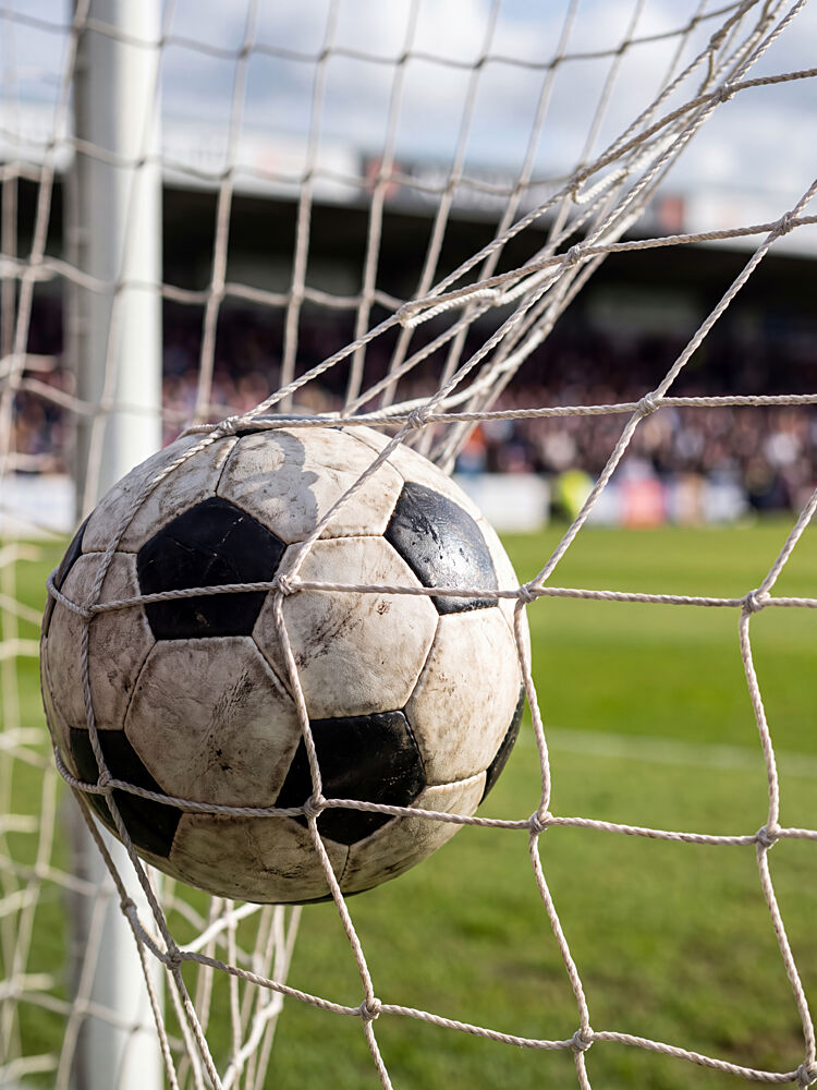 Soccer Ball in Net art print by Andreas Magnusson for $57.95 CAD