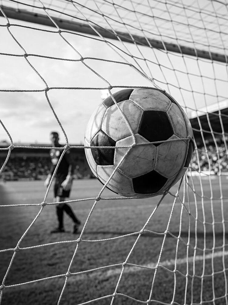 Soccer Goal Moment art print by Andreas Magnusson for $57.95 CAD