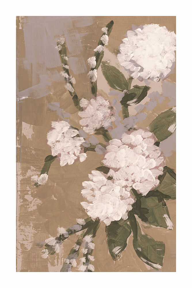 Soft Meadow Hydrangea Cluster art print by Cartissi for $57.95 CAD