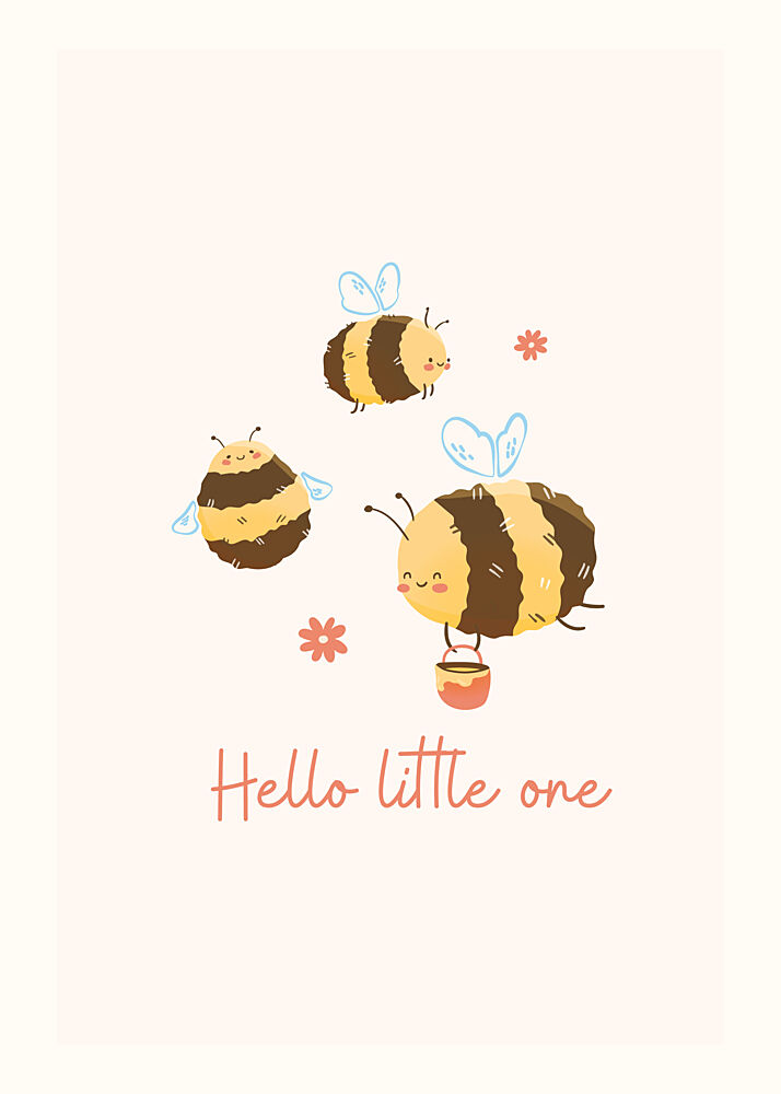 Hello Little Bees art print by Weronika Gross for $57.95 CAD