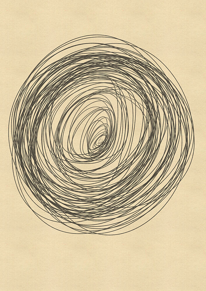 Abstract Swirl Drawing art print by Nicholas for $57.95 CAD