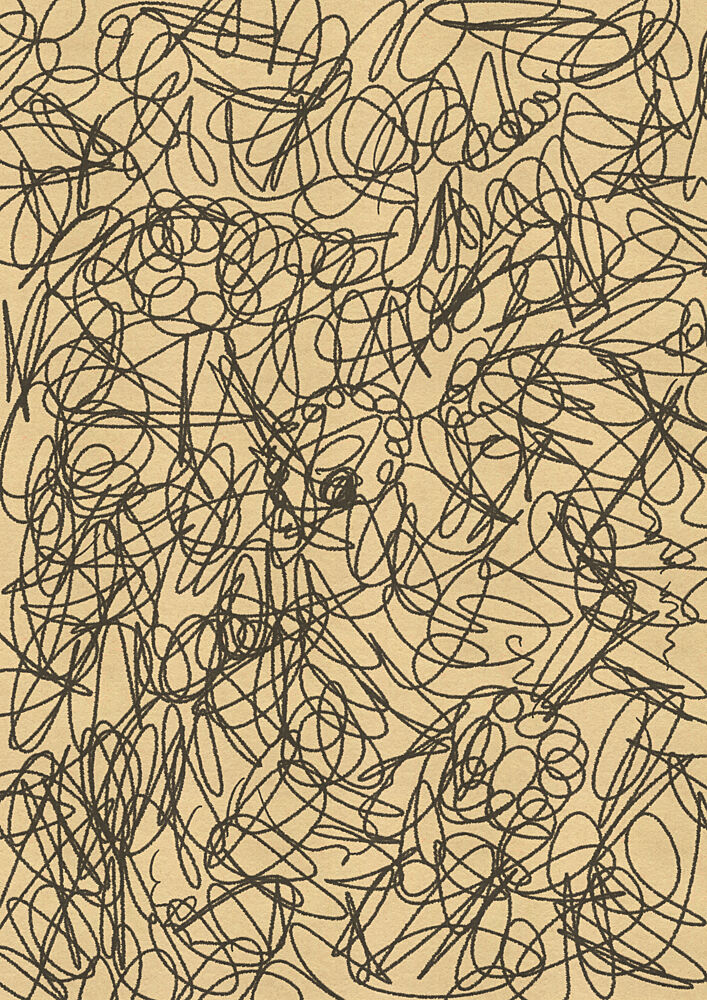 Abstract Scribble Lines art print by Nicholas for $57.95 CAD