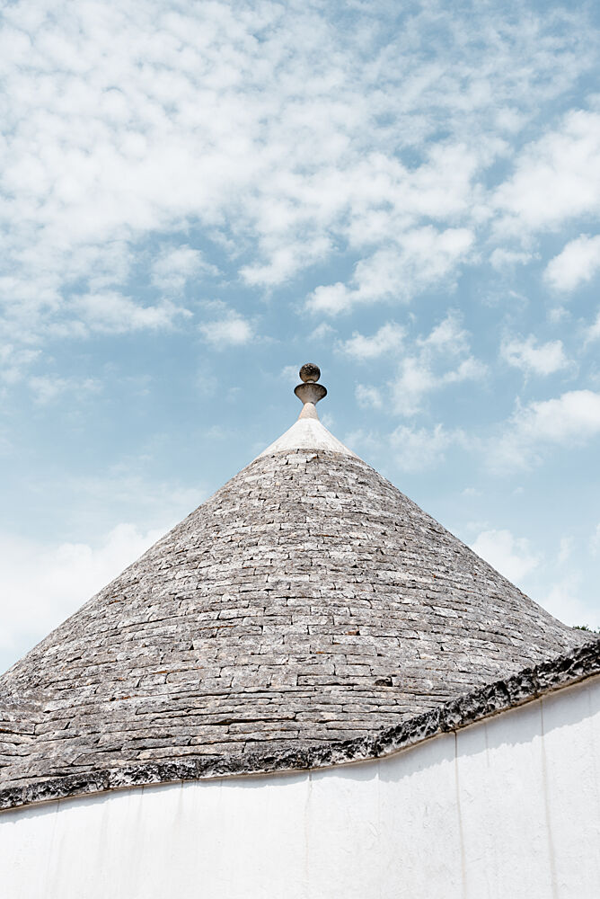 Trullo Roof Blue Sky art print by Photolovers for $57.95 CAD