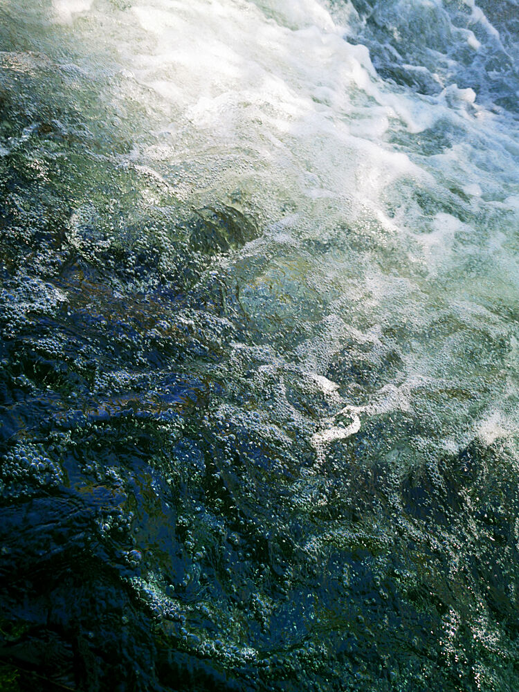 Rushing Blue Green Water art print by Angelo Cerantola for $57.95 CAD