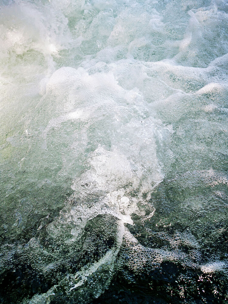 Turbulent Blue Water art print by Angelo Cerantola for $57.95 CAD