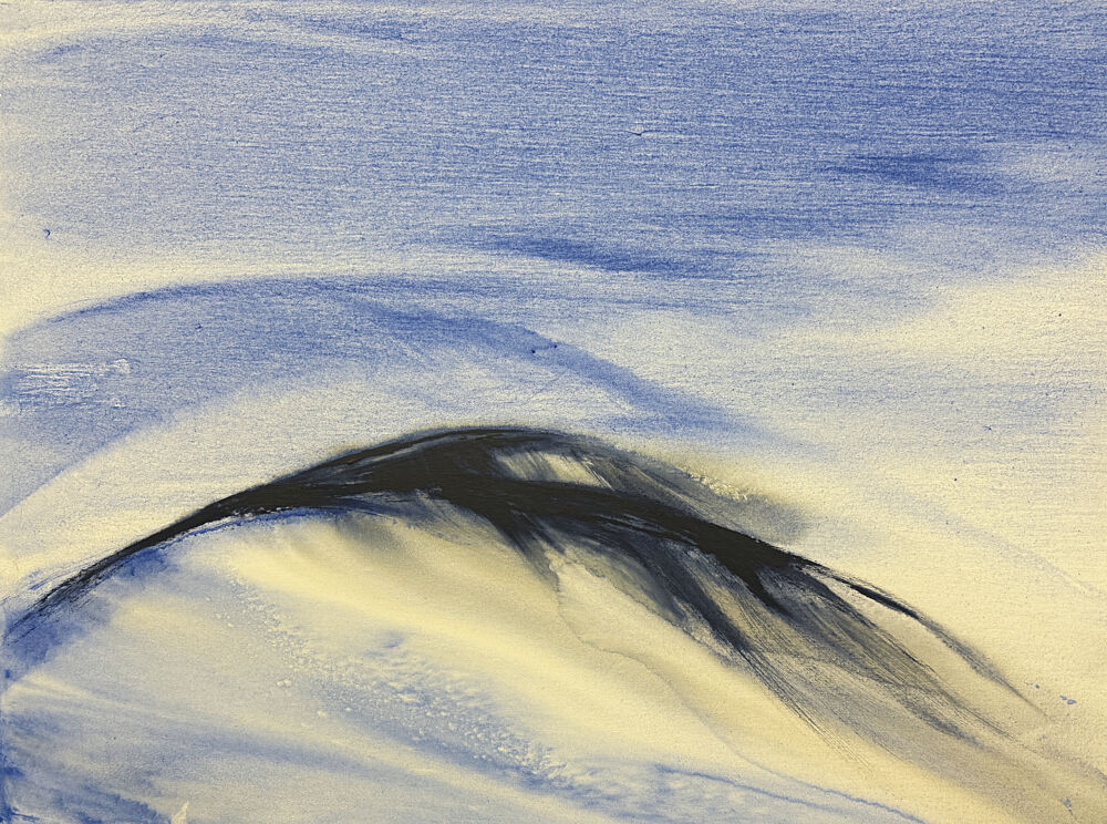 Abstract Blue Wave art print by RodMacIver for $57.95 CAD