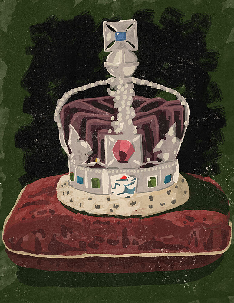 Majestic Royal Crown art print by Nicholas for $57.95 CAD