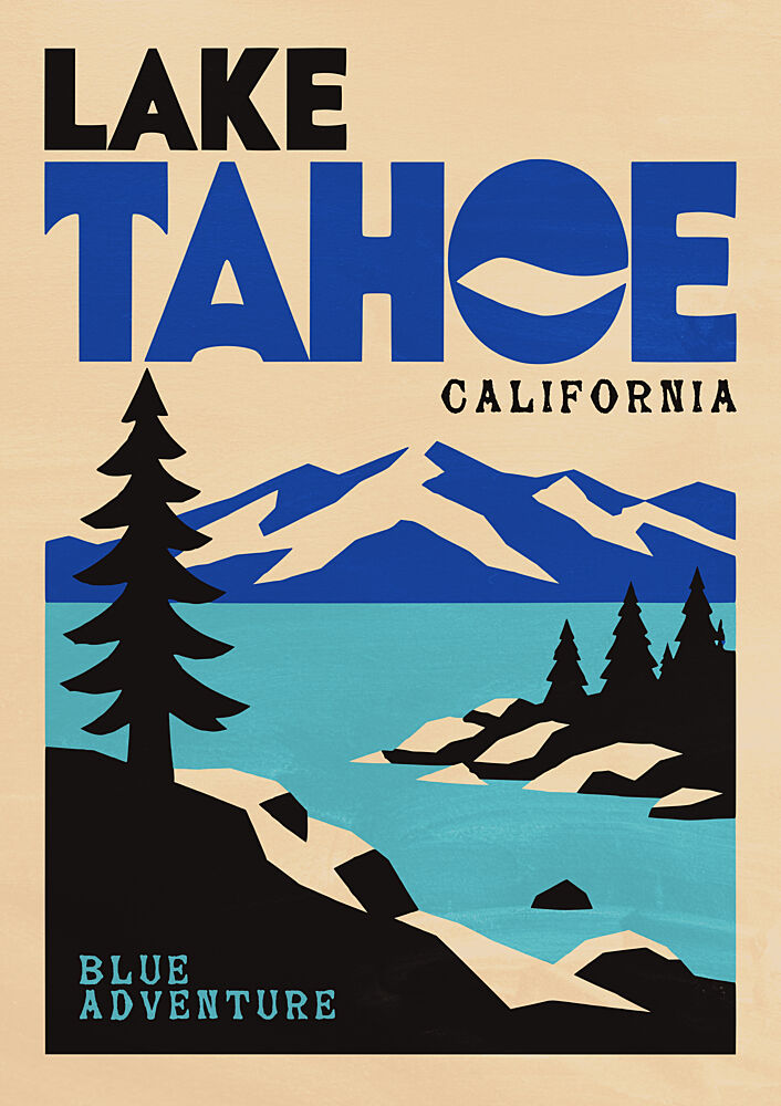Lake Tahoe Blue Adventure art print by Patryk Krygowski for $57.95 CAD