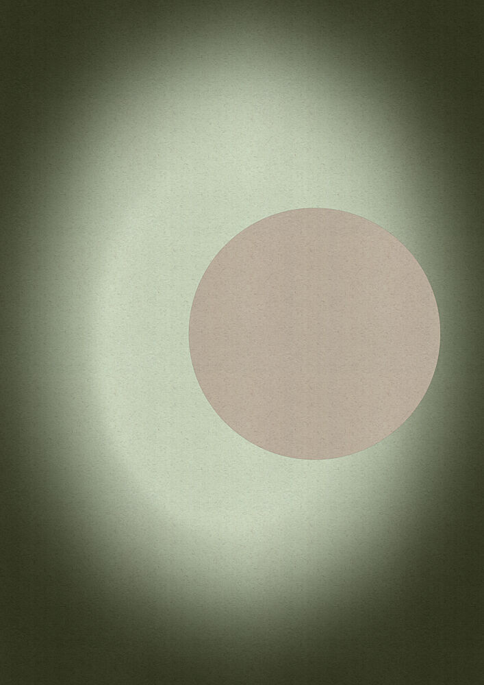 Abstract Glowing Circle art print by Nicholas for $57.95 CAD