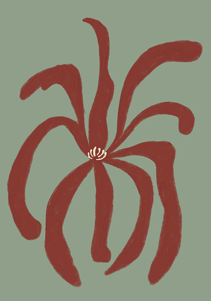 Muted Organic Bloom art print by The Art Concept for $57.95 CAD