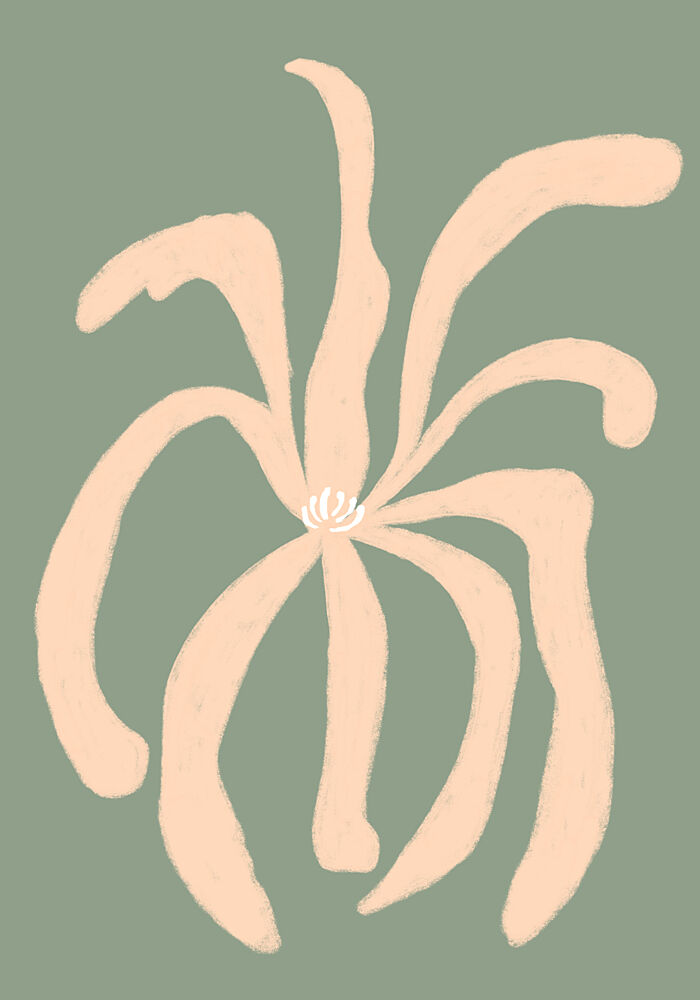 Peach Petal Bloom art print by The Art Concept for $57.95 CAD