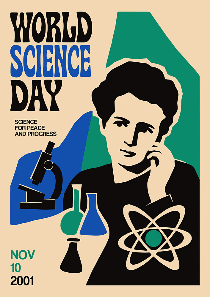 Woman of Science art print by Patryk Krygowski for $57.95 CAD