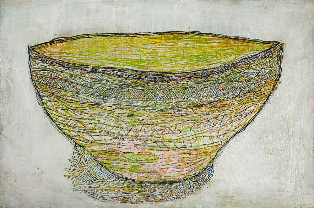Abstract Woven Bowl art print by Dale Hefer for $57.95 CAD